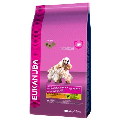 - Tear stain dog foodEukanuba Adult Medium breed weight Control