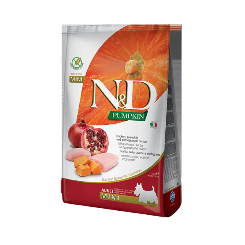 - High protein dog foodFarmina Grain Free Mini Adult Chicken & pomegranate Dry Dog Food
