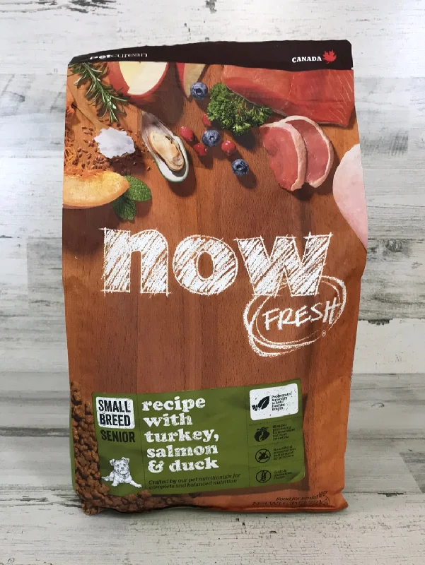 - Dog food recommendations for multi-dog householdsNow Fresh Small Breed Senior Grain-Free Dry Dog Food