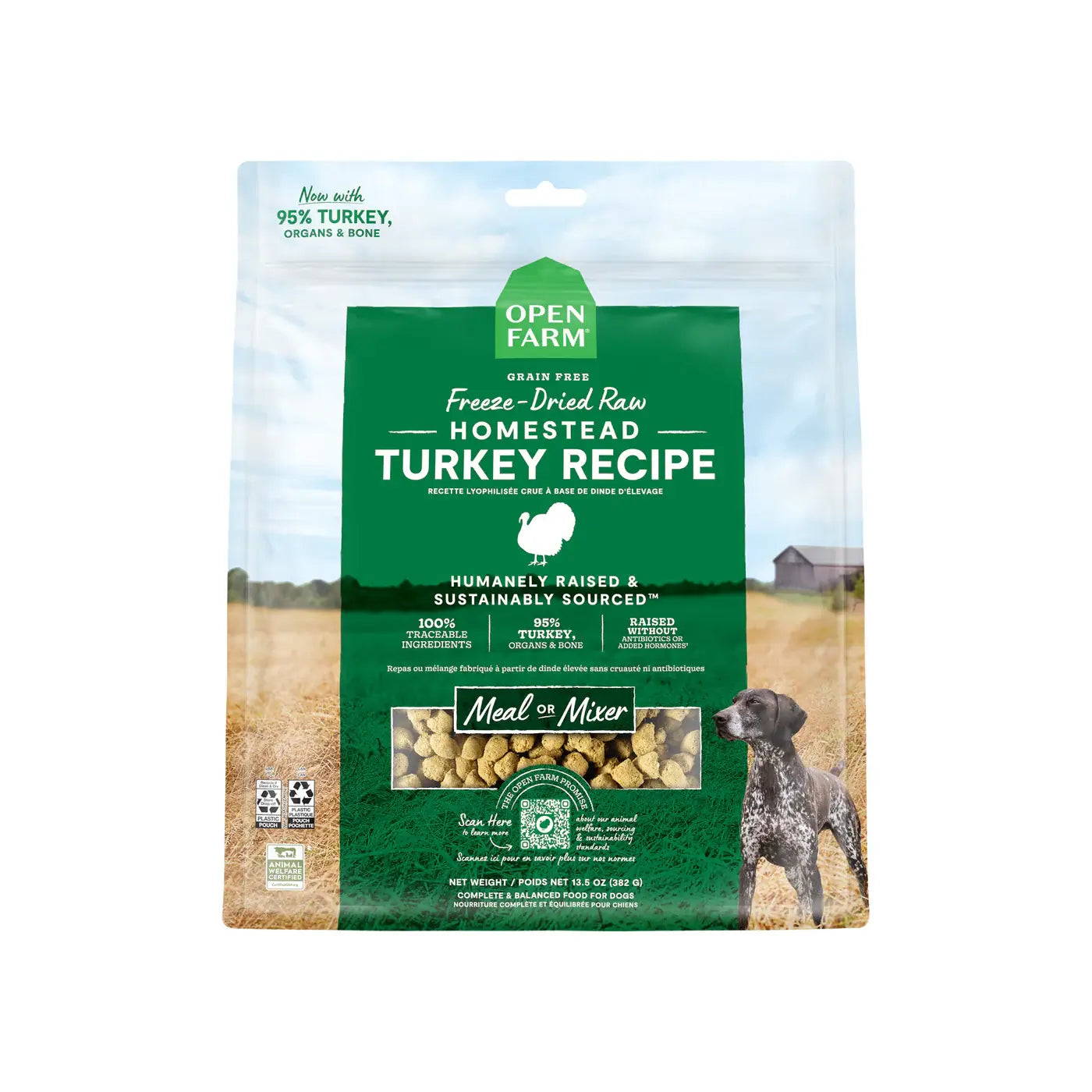 - Gastrointestinal conditioning dog foodOpen Farm Freeze-Dried Raw Dog Food, Turkey, 3.5oz