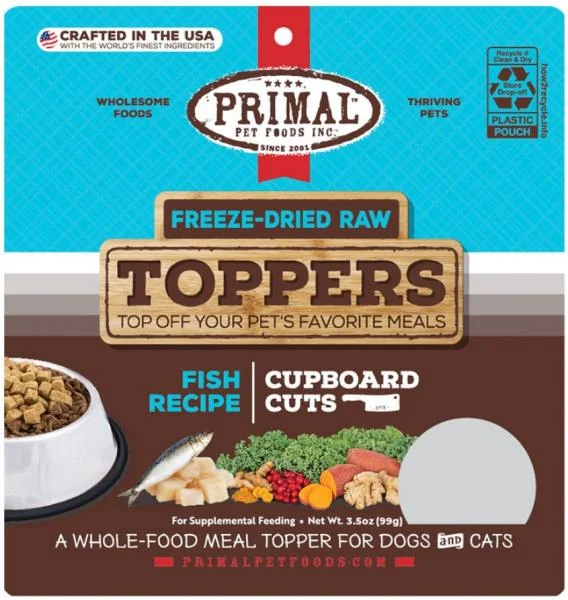 - Special food for senior dogsPrimal D FD Cupboard Cuts Fish 3.5oz