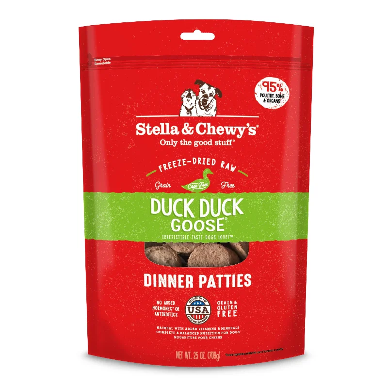 - Dog food improves immunityStella & Chewy's Freeze Dried Duck Duck Goose Dinner Dog Food