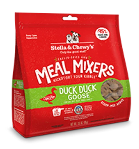 Stella & Chewy's Freeze Dried Duck Duck Goose Meal Mixers Dog Food